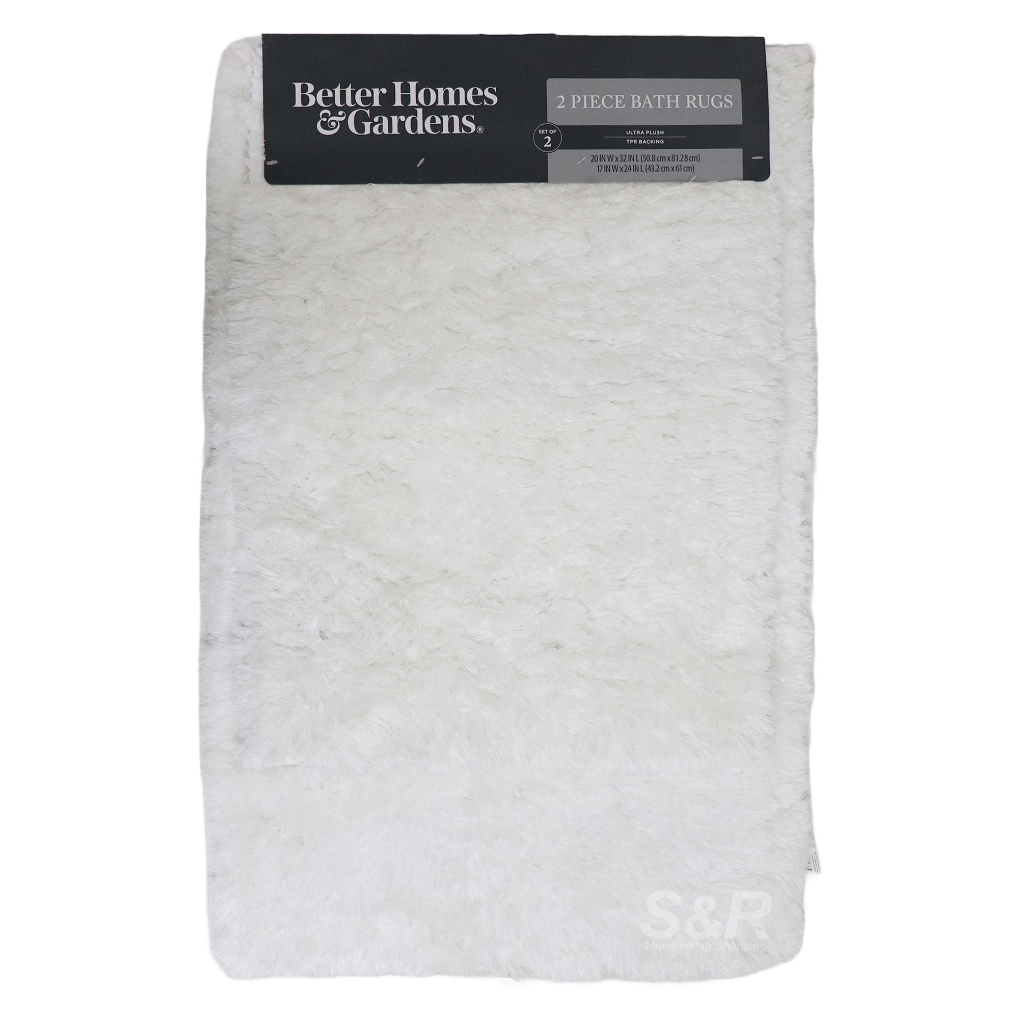 Better Homes and Gardens Ultra Plush-TPR Backing Bath Rugs 2pcs Better Homes and Gardens Ultra Plush-TPR Backing Bath Rugs 2pcs